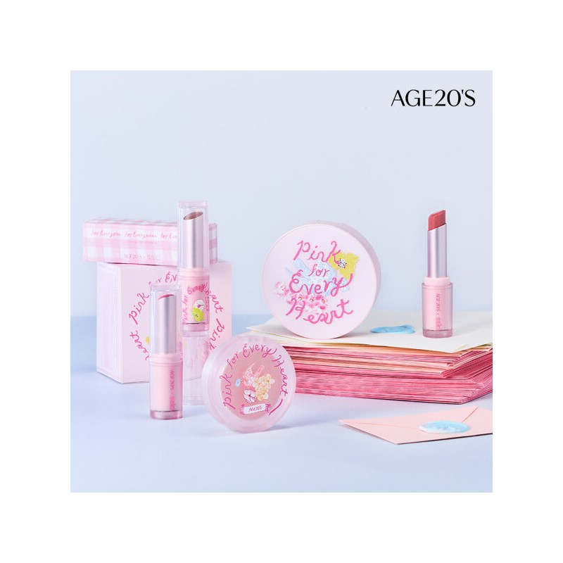 Age 20's (현대Hmall)에이지투웨니스X사키 핑크 포 에브리 하트 에디션 디오리진 에센스팩트(본품1+리필1)