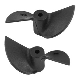 RC Boat Propeller Pair 2 Blades CW CCW Plastic Shaft Center Hole RC Boat Propeller Boat for 2mm Shaft