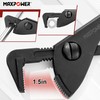 MAXPOWER Pipe Wrench, 220mm/8.7inch Pipe Spanner Plumbers Spanner with MAX