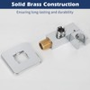 Wall Connection Elbow with Shower Holder, Hand Shower Holder with