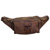 Real Leather Belt Bag Hip Bag Bum Bag Skull Solo