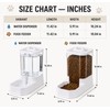 4L Gravity Pet Feeder & Waterer Set for Cats &