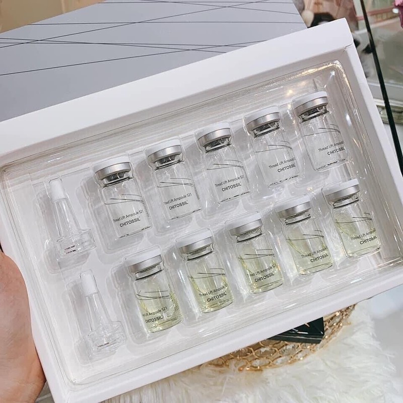 CHITOSSIL Esthemax Chitossil Thread Lifting Ampoule Set Firming Wrinkle AntiAging