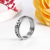 Mabohity Anxiety Ring Spin Sun Moon Lightest G23 Titanium Gold