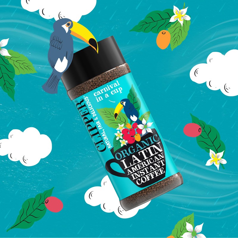 Clipper Coffee: Organic Latin American Instant Coffee – Medium Roast