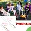 6 Pack Marshmallow Toasting Forks Kit, Barbecue Forks, Extendable Forks,