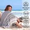 Hammam towel - Beach towel XXL made from 100% recycled
