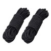 8mm(1/3inch) 10M(32FT) Soft Silk Rope, Friendly Twisted Trim Cord Rope,