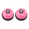Namvo 2 Pcs Dog Door Bell Pet Training Press Bell