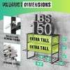 SUNALLY Power Tool Organizer, 4 Drill Holder Wall Mount, Garage