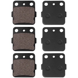 Front and Rear Brake Pads Replacement for Yamaha Raptor 350 YFM350 YFM350RSE2 Raptor 660R YFM660R Honda FourTrax 250 TRX250 TRX250R TRX250X TRX300 TRX300FW Sportrax 400 TRX400EX