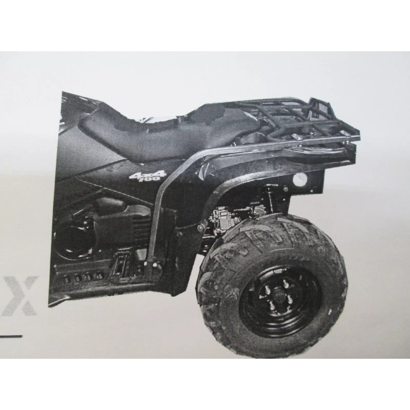 QUADRAX REAR FENDER PROTECTOR SET - SUZUKI KING QUAD 500