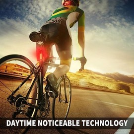 Volcano Eye Bicycle Tail Light, Set of 2, USB Charging LED Light, Waterproof Flashing Cycle Light, 4 Lighting Modes, Safety Light, Appeal Visibility at Night Driving, Easy to Install