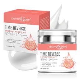 DERMAXGEN Time Reverse Instant Face Lift For Neck, Chest & Loose Sagging Skin/Reduce Sun Spots, Facial Aged Wrinkles, Anti-aging Cream(organic)