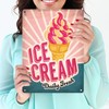 Metal Sign XL with American Diner Classics Ice Cream Motif