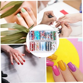 ABOOFAN 3sets Christmas Nail Art Stickers Diy Chic Nail Decor for Festive Occasions 10rolls*3