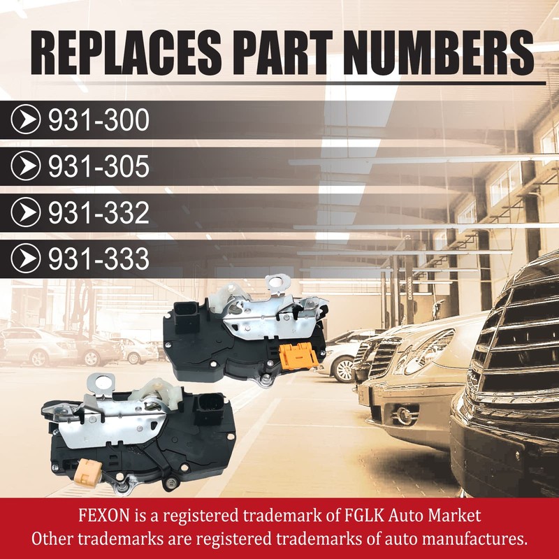 4PCS Door Latch Lock Actuator Set Replaces for Chevy Impala