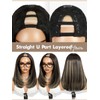 Layered Straight U Part Wig Straight V Part Wig Bob