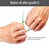 Pack of 100 Cable Ties Green Cable Ties for Garden
