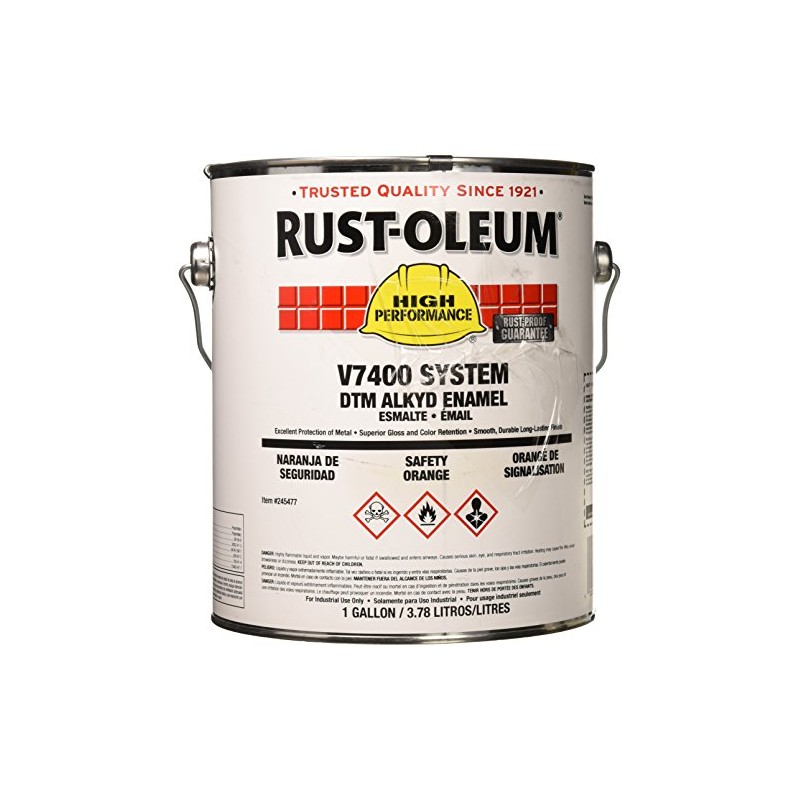 RUST-OLEUM 245477 VOC 7400 Safety Orange