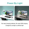 Arteck Wireless Solar Keyboard Full Size Solar Recharging Keyboard for