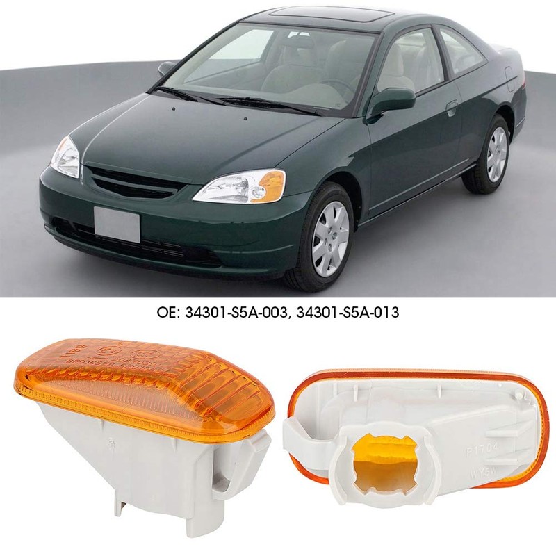 Dweekiy side marker indicator light 34301-S5A-003 Car Side Light, 34301-S5A-013