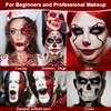 Körperfarben schwarz, weiß, rot, Gesicht Make-up Set， Face Body Paint