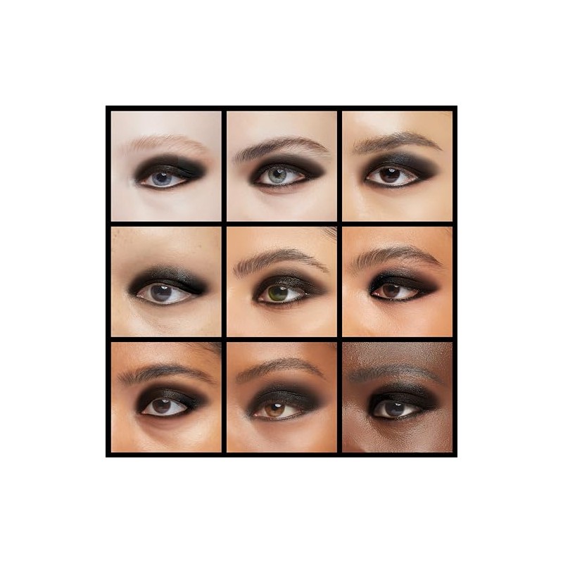 Erinde Paleta de sombra de ojos Mate Single Negro, 202