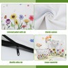ViEinkaufen Flower Canvas Tote Bag with Inner Pocket Gifts for