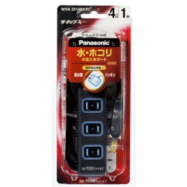 Panasonic The Tap X 4 Count, 3.3 ft (1 m), Black WHA2514BKP