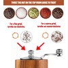 Acacia Wood Salt and Pepper Grinder Mills Sets,Wooden Shakers with