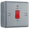 BG Electrical Cooker Switch with LED Power Indicator, Single Plate,