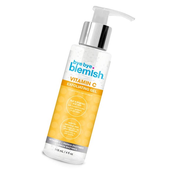 Bye Bye Blemish Vitamin C Gel Exfoliator | Gentle Exfoliating For Face | Face Scrubbing Wash For Brightening And Blemishes