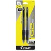 Pilot G2 Pen Stylus - 2 Pack - Black