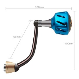 SANLIKE Power Handle, Reel Handle, Knob, Bait Reel Handle, Compatible with Daiwa Spinning Reel, Left/Right Application, Made by Aviation Rarmi, Ultra Lightweight/Corrosion Resistant Saltwater Fishing