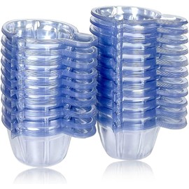 siawadeky 200 Pcs Epoxy Mixing Cups 40ml Transparent Disposable with Handle Pigment Cups Mixing Cups Measuring Cups Resin Epoxy Paint Mixing Cups UV Resin Resin Resin Mixing Cups Tools DIY Craft Tools