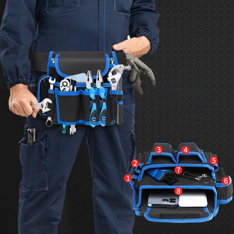 Tool Bag for Belt, Tool Belt, Tool Waist Bag for