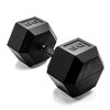 CAP Barbell 90 LB Coated Hex Dumbbell Weight with Black