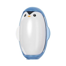 AIXXCUVQ Dust Removal Brush Portable Penguin Roller Sticker for Pet Hair Portable Pet Hair Remover Roller ABS Dog Hair Remover, Blue