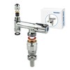 tecuro - Eckfix Accessory Valve with Pipe Aerator, Washing Machine