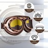 Yecream Vintage Motorcycle Helmet Goggles Retro Pilot Style Aviator Goggles