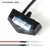 evermotor Number Plate Light High Quality 12 V 3 LEDs