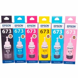 Epson Kit de 6 Tintas T673 para L800 L805 L810 L850 L1800