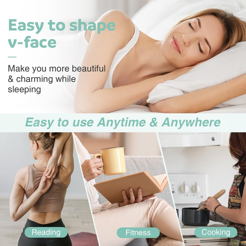 Graphene Face Lift Belt, Facial Lifting Bandage, Breathable Outline Lifting
