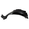 TRQ TRQ Front Left Inner Fender Liner Black Drivers Side