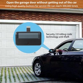 2 Packs for 950ESTD Chamberlain Garage Door Opener Remote Yellow Learn Button Security+2.0 by GruDawu Update