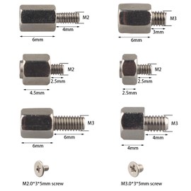 ZDE 36PCS M.2 SSD Screws Kit NVMe M.2 SSD Mounting Screws Computer Motherboard Screws Components for Asus MSI Gigabyte ASRock Motherboard and Raspberry Pi 5