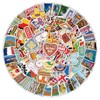 World Famous Building Stickers 100PCS for Kids Teens Adults,Travel Around