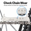 Bicycle Chain Wear Gauge – Stainless Steel Multi-Function Measurement Tool