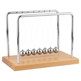 Smilesorg Smilesorg Newton's Cradle Balance Balls Fascinating Physics Gadget for Home and Office 7 Beads